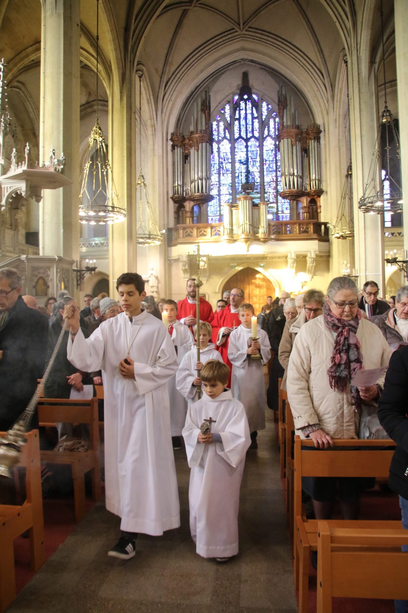 Messe à l'église St Jean-Baptiste